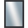 DANTIK - Zrkadlo v rámu, rozmer s rámom 50x70 cm z lišty 4020 čierna (2769)