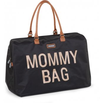 Childhome Mommy Bag Big čierna zlatá