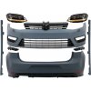 KITT Complete Body Kit suitable for VW Golf 7 VII (2012-2017) R-line Look with Headlights 3D LED DRL Flowing Dynamic Sequential Turning Lights Silver