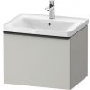 Duravit D-Neo skrinka 58.4x45.2x44 cm závesná kúpeľňová skrinka pod umývadlo sivá DE4249004220000