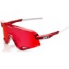 Okuliare 100% SLENDALE PIDCOCK LE Gloss Red Holographic - HiPER Fire Red Mirror Lens