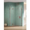 New Trendy Eventa Copper Shine sprchovací kút 90x90 cm medená lesklé/priehľadné sklo EXK-6515