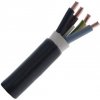Kábel CYKY-J 4x16 mm² medený, čierny PVC (metráž)