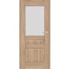 ERKADO SET Bezfalcové rámové dvere Nemézia 4 presklené, Premium, Dub + zárubeň ERK-BZF-NEMEZIA4-PrDub