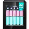Bomann KSG 7291, Chladnička na nápoje, Voľne stojaci, Čierna, Čierna, Pravý, 46 L