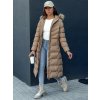Dámska dlhá bunda LUXWARM Dstreet TY4374 Farba: Béžová, Veľkosť: XL