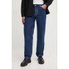 Rifle Calvin Klein Jeans dámske, vysoký pás, J20J223891 tmavomodrá 28