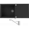 Alveus CADIT 50 black 91 + Deante CORIO BFC 060M chróm