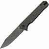 QSP Knife Mamba V2, Black Stonewash D2 Blade, Black Micarta Handle QS111-G2