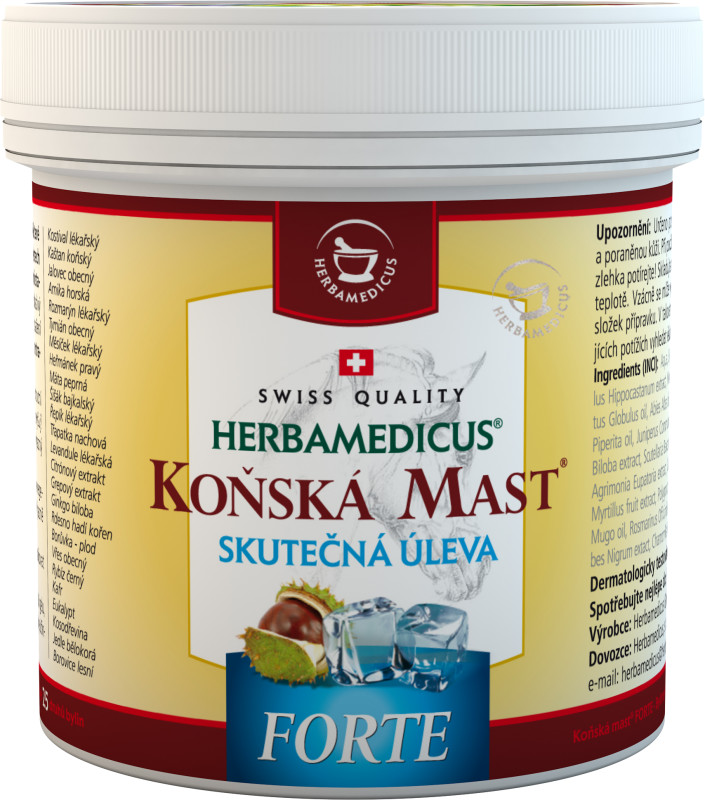 Herbamedicus konská masť Forte chladivá 500 ml