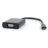 Gembird adaptér USB-C (M) na VGA (F) čierny, blister