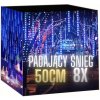 Cencúle Padajúci sneh 50CM Led Meteoryt Lampy Modrá Girlanda