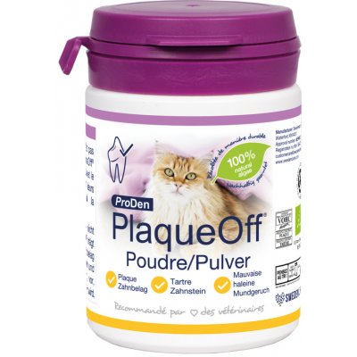 ProDen PlaqueOff Bio starostlivosť o zuby pre mačky - PlaqueOff prášok, 40 g