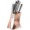 Berlingerhaus Sada nožov v stojane nerez 6 ks Rosegold Metallic Line BH 2451