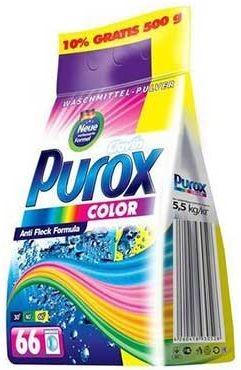 Purox Color prací prášok 5,5 kg 66 PD