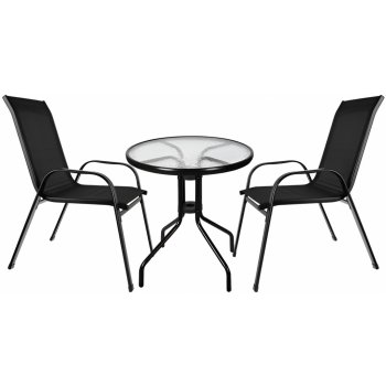 Gardlov 20707 Balkónový set stôl + 2 stoličky čierny od 79,9 € - Heureka.sk