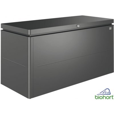 Biohort Záhradný box LoungeBox 160 tmavo sivý 160 x 70 x 83,5 cm