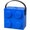 LEGO Storage LEGO box na desiatu s rukoväťou 165x165x117 mm - modrý