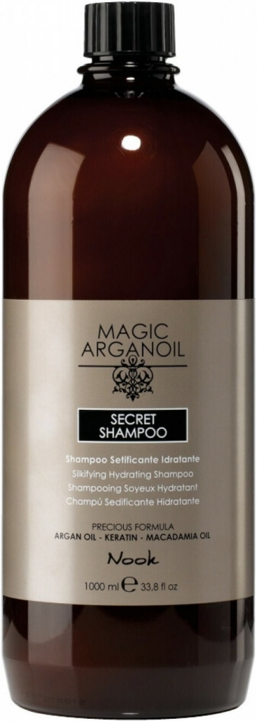 Maxima nook secret Shampoo sampon s hodvabnym leskom pre suche a poskodene vlasy 250 ml