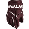 Hokejové rukavice Bauer Supreme M5PRO Maroon Intermediate 13 palcov