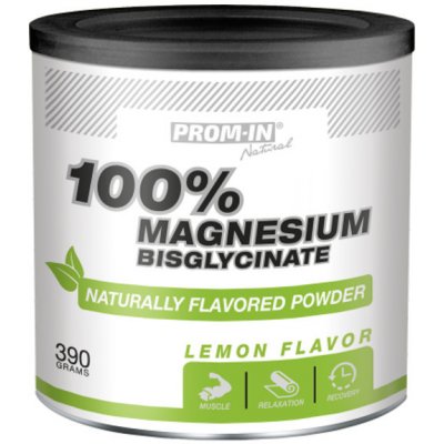Prom-In 100% Magnesium Bisglycinate 390 g, citrón