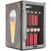 Klarstein Beersafe 70 Birra Edition, chladnička, 70 l, 3 police, panoramatické sklenené dvere, nehrdzavejúca oceľ (HEA13-Birra -SS)