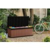Keter Darwin 380L 142,5 x 65,3 x 54,5 cm hnedý 17211691