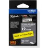 BROTHER TZES631 - kazeta TZ šířky 12mm, extrémně adhesivní lamino TZE-S631, žlutá/černé písmo