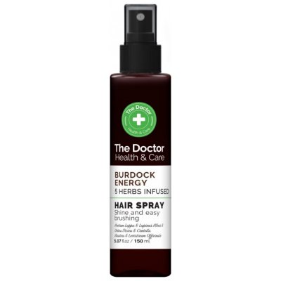 The Doctor Burdock Energy + 5 Herbs Infused Spray - sprej s obsahom výťažku z lopúcha a 5 bylín, 150 ml