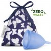 LadyCup Menštruačný kalíšok Modrý Veľkosť: S, Balenie: Zero Waste – bez plastového a kartónového obalu