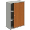 Hobis Policová skriňa Strong P, 80x115,2x40 cm, čerešňa/sivá