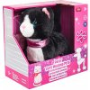 Interaktívna plyšová hračka Smiki mačička Daisy čierna