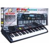 Mamido Veľký keyboard s mikrofónom MP3 čierny