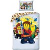 HALANTEX Obliečky Lego City grey Bavlna, 140/200, 70/90 cm