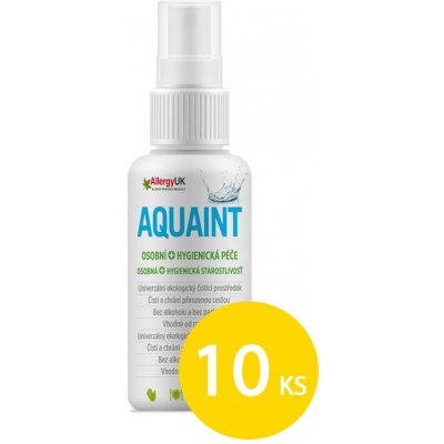 Aquaint 100% ekologická čistiaca voda 10 x 50 ml