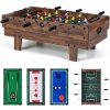 Multifunkčný herný stôl 4 v 1 - biliard, tenis, vzdušný hokej, stolný futbal