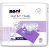 Seni SUPER PLUS (2x-large) XXL plienkové nohavičky (obvod pása 160 - 210 cm)(7 kvap.) 1x10 ks