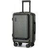 Kabínový kufor na kolieskach KONO ABS+PC - 35,8 L - sivý