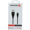 Swissten 71504301 USB/Micro USB, 1,5m, černý