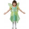 Detský kostým Zelená víla (šaty, krídla), veľkosť 92/104 cm