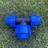 Plastica Alfa PP T-kus na PE potrubie redukovaný Ø25mm - Ø32mm