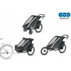 Thule Chariot Cross 2 G3 SINGLE Dark Slate + bike set + kočíkový set + bežecký set