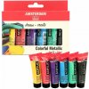 Sada akrylových farieb Amsterdam Colorful Metallic 6 x 20ml