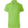 Malfini Pique polo Detská polokošeľa 222 zelené jablko 110