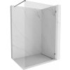 Mexen Lunar sprchová stena Walk-in pravá 140 x 200 cm, transparentná 8 mm, gun metal - 830-140-000-95-00-P
