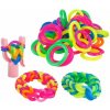 Mikro trading Sada pro pletení náramků z mega gumiček 72 ks