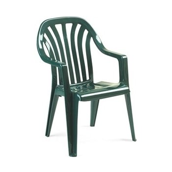 Zelená plastová záhradná stolička 260GF od 38 € - Heureka.sk