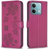 VSETKONAMOBIL 69774 ART CLOVER Peňaženkový obal pre Xiaomi Redmi Note 13 bordový