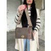 Grosso Hnedosivá crossbody kabelka GS-3171-taupe/beige