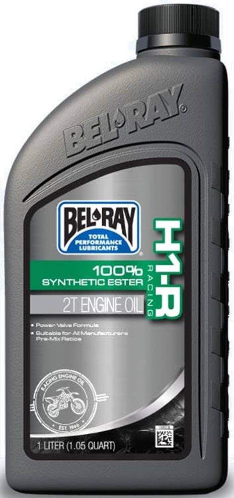 Bel-Ray H1-R Racing 100% Synthetic Ester 2T Engine Oil 1 l